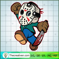 Jason Voorhees Chibi SVG Cut File for Cricut & Silhoue Design 54146