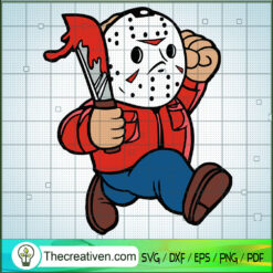 Jason Voorhees SVG, Horror Character SVG, Halloween Horror Movie SVG