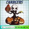 Los Angeles Chargers SVG, Chargers Jack Skelington SVG, NFL SVG 2 204 copy