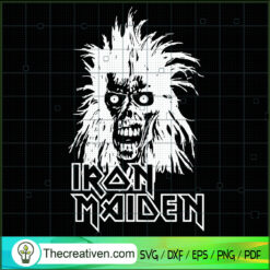 Iron Maiden SVG, Rock Music SVG, Rock Bands SVG