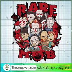 Horror Blood Characters SVG, Horror Chibi SVG, Halloween SVG