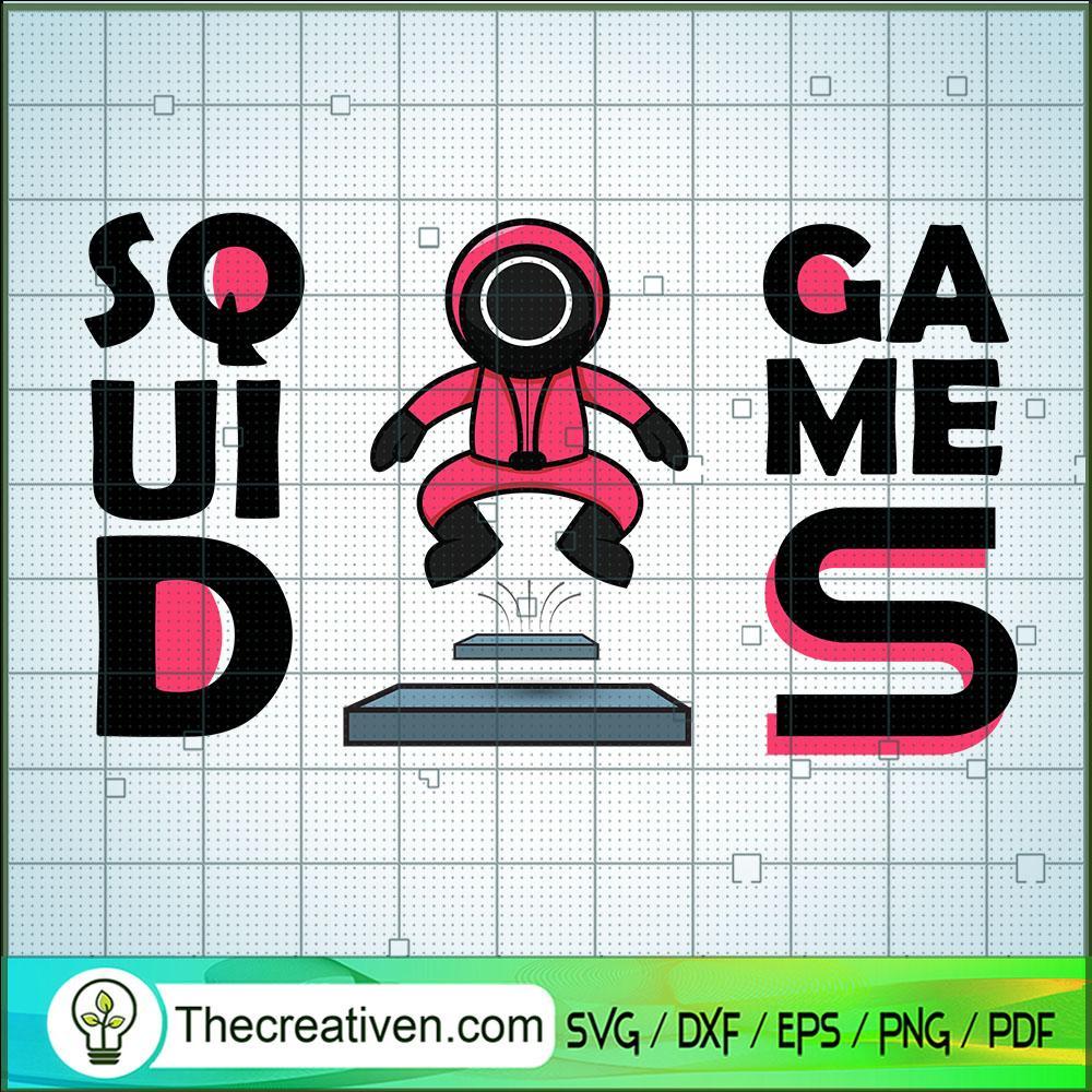 Squid Game Crew Jumping, Squid Game SVG, Korean Movie SVG 1 Squid Game Crew Jumping, Squid Game SVG, Korean Movie SVG