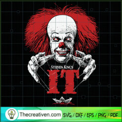 Stephen King's IT SVG, Pennywise SVG, Halloween SVG