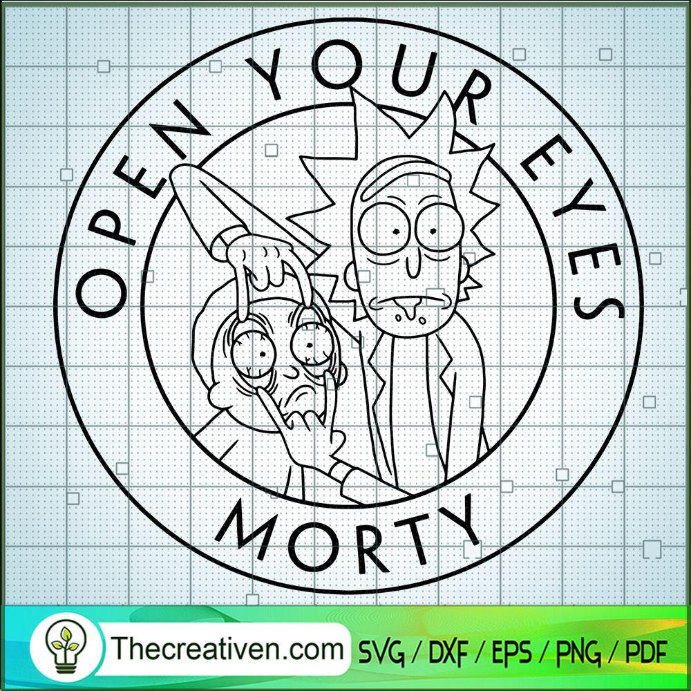 Open Your Eyes Morty SVG, Rick And Morty SVG, Cartoon SVG 1 Open Your Eyes Morty SVG, Rick And Morty SVG, Cartoon SVG