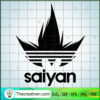 Saiyan Hair Adidas SVG, Adidas Brand SVG, Dragon Ball Goku SVG