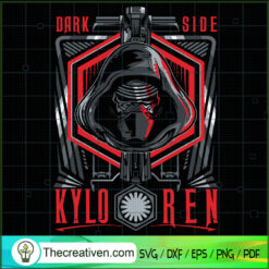 Dark Side Kylo Ren SVG, Kylo Ren SVG, Star Wars SVG