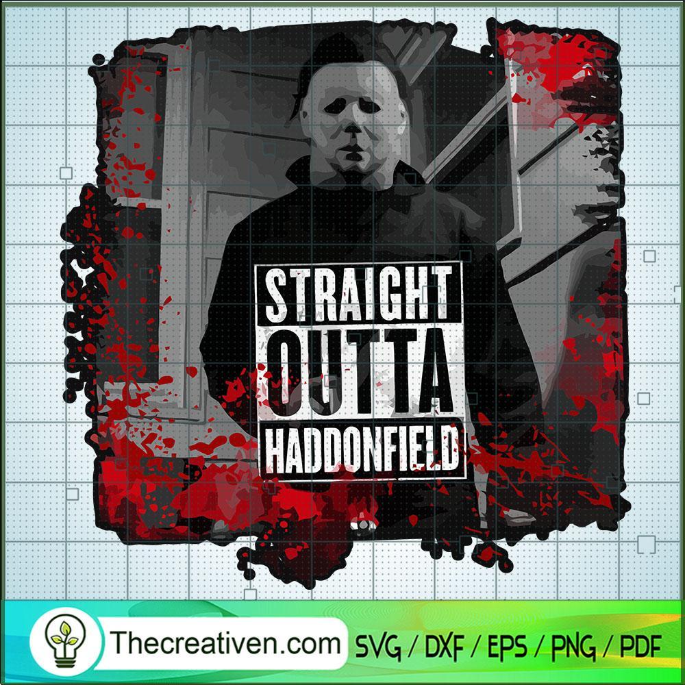 Straight Outta Haddonfield SVG Cut File for Cricut & Silhouette 1 Straight Outta Haddonfield SVG Cut File for Cricut & Silhouette