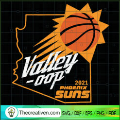 Valley-oop Basketball SVG, Phoenix Suns SVG, NBA SVG