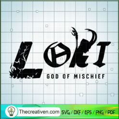 Loki God Of Mischief SVG, Marvel SVG, Avengers SVG
