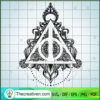 Harry Potter Floral Logo SVG, Harry Potter SVG, Flower Logo SVG 2 1549 copy