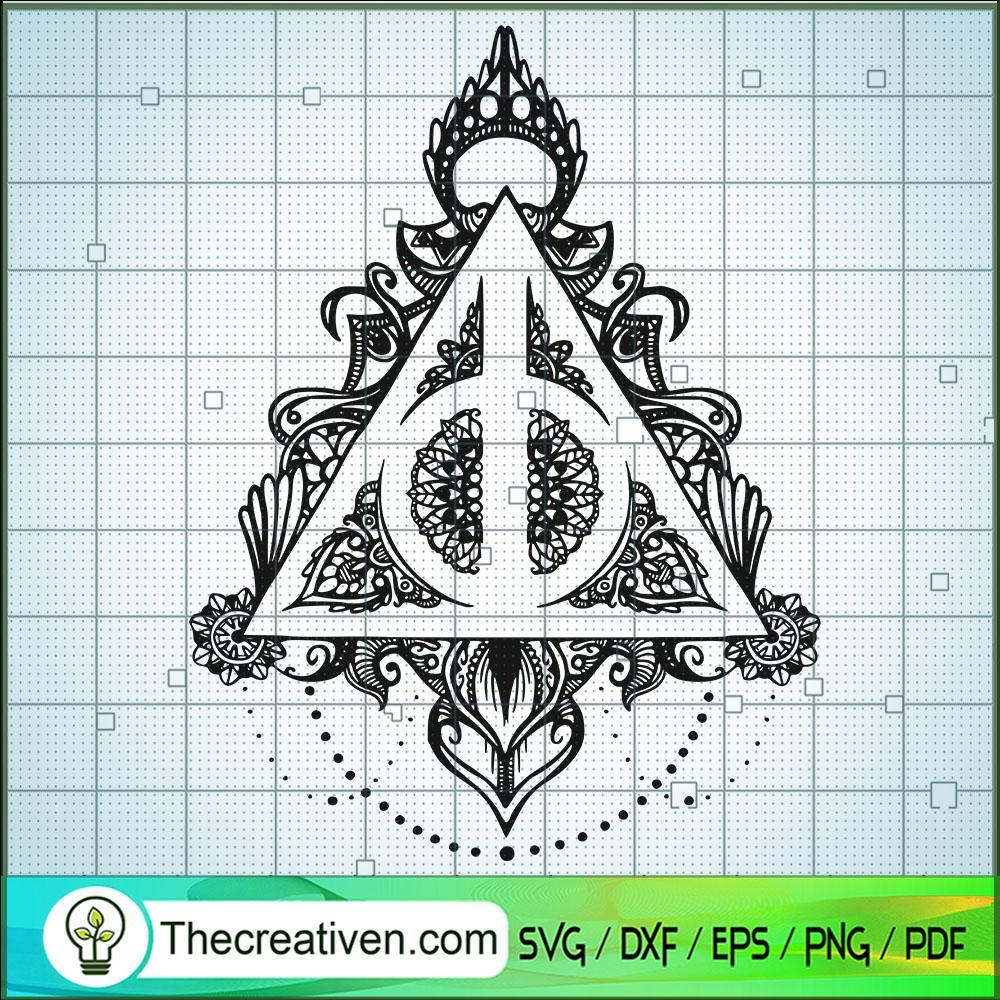 Harry Potter Floral Logo SVG, Harry Potter SVG, Flower Logo SVG 1 1549 copy