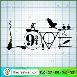 Love Harry Potter Accessory SVG, Harry Potter SVG, Movie SVG