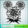 Mickey Head Scary Halloween SVG Cut File for Cricut & Silhouette 3 1530 copy