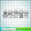 All Chibi Horror Characters SVG, Horror Movie SVG, Killer SVG 3 1528 copy