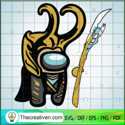 Loki Among Us SVG, Loki God SVG, Avengers SVG