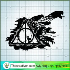 Harry Potter Ghost Logo SVG, Harry Potter SVG, Hogwarts SVG