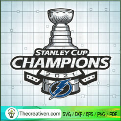Stanley Cup Champions 2021 SVG Cut File for Cricut & S Design 53619