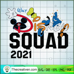Walt Disney Squad 2021 SVG, Disney 2021 SVG, Walt Disney SVG