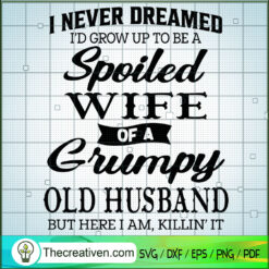 I Never Dreamed I'd End Up T SVG Cut File for Cricut