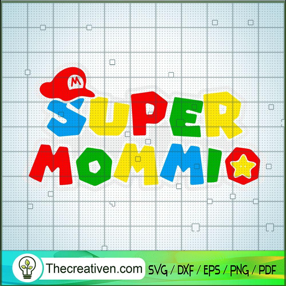 Super Mommio SVG, Super Mario SVG, Mario SVG 1 Super Mommio SVG, Super Mario SVG, Mario SVG
