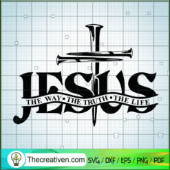 Jesus God SVG Cut File for Cricut & Silhouette
