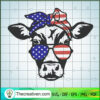 Heifer 4th of July SVG, Heifer SVG, USA Flag SVG 3 1450 copy