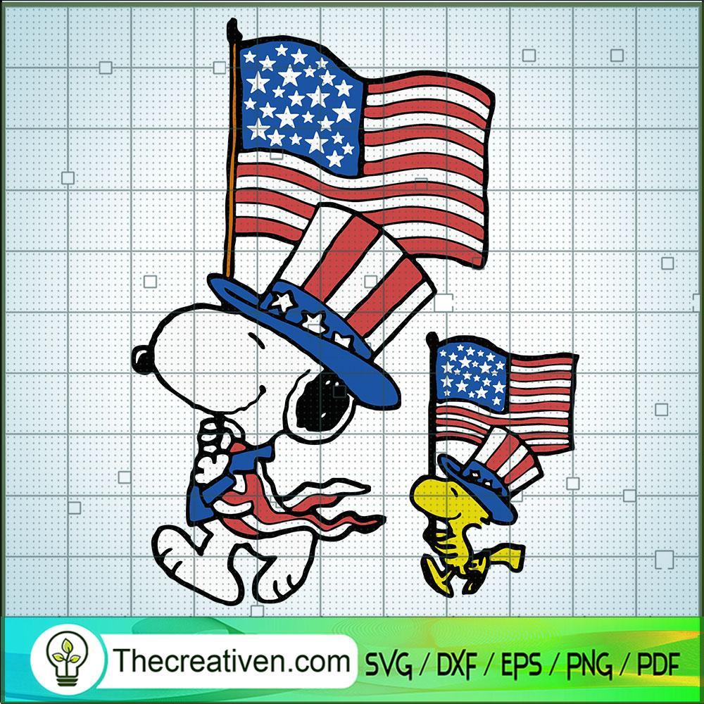Snoopy 4th of July SVG, USA Flag SVG, Independence Day SVG 1 Snoopy 4th of July SVG, USA Flag SVG, Independence Day SVG