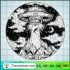 UFO At Night SVG, UFO SVG, Galaxy SVG 3 1443 copy