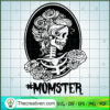 Momster SVG, Floral Skull SVG, Mom Skull SVG 2 1431 copy