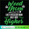 Weed Mom Like a Regular Mom  SVG Cut File for Cricut