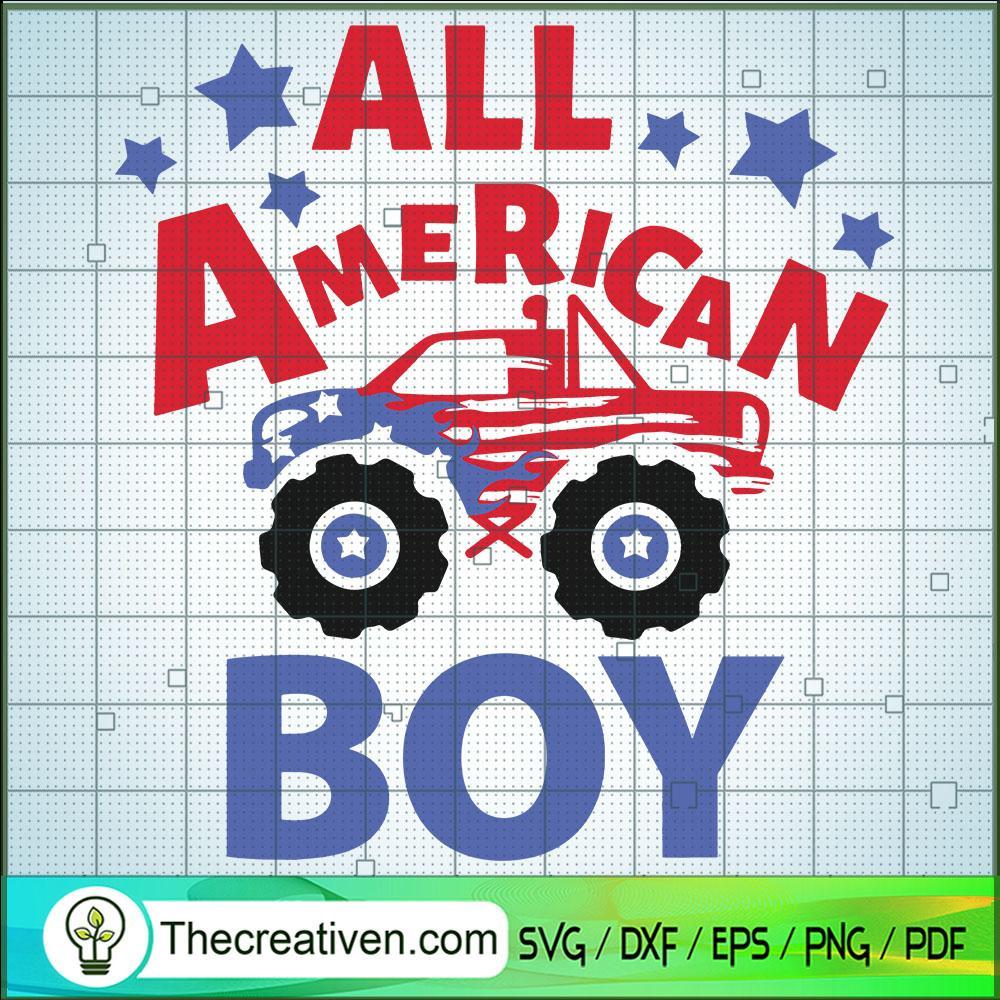 All American Boy SVG, Truck Race SVG, American SVG 1 All American Boy SVG, Truck Race SVG, American SVG