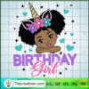 Birthday Girl SVG, Black Girl Unicorn SVG, Black Baby SVG 3 1386 copy