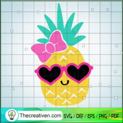 Cute Pinapple SVG, Pinapple SVG, Fruits SVG