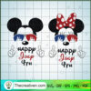Happy July 4th SVG, Mickey And Minnie SVG, Disney 4th of July SVG 3 1378 copy