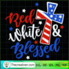 Red White Blesses SVG, 4th of July SVG, Patriot Day SVG 2 1369 copy