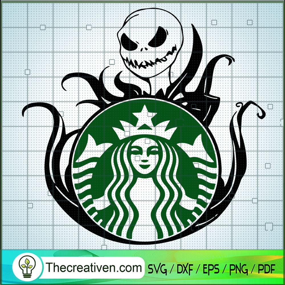 Starbucks Cold Cup SVG, Jack Skellington SVG, Halloween SVG 1 Starbucks Cold Cup SVG, Jack Skellington SVG, Halloween SVG