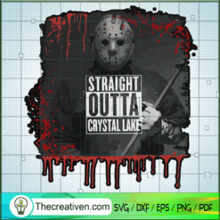 Jason Voorhees Straight Outt SVG Cut File for Cricut