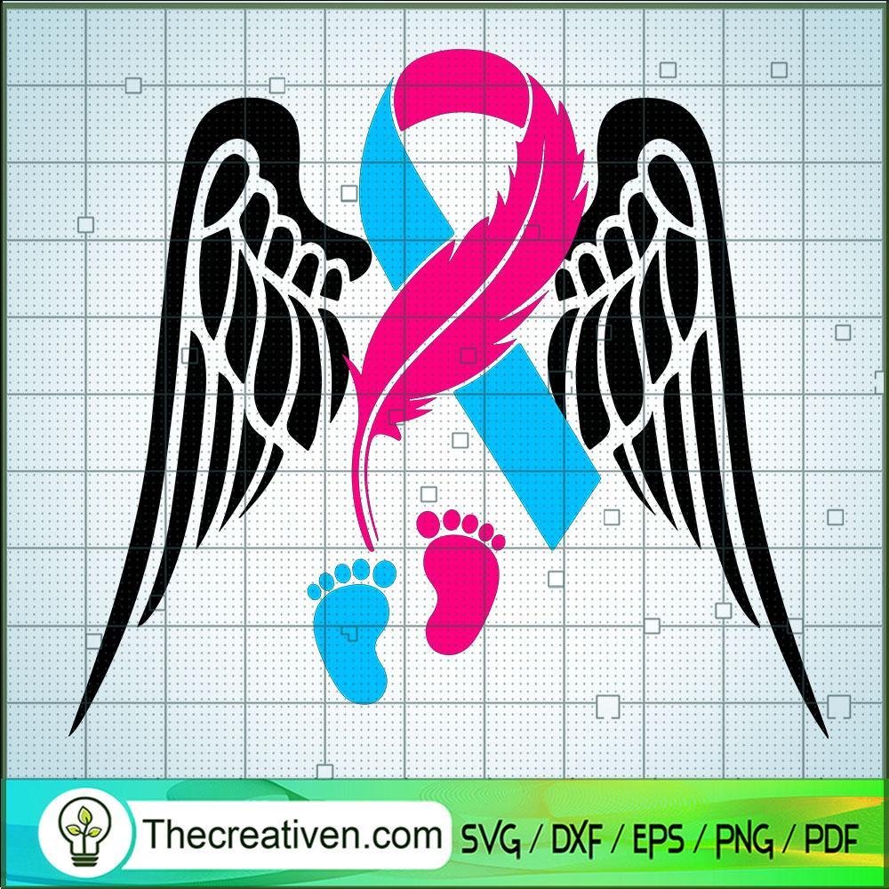 Infant Loss SVG, Cancer Awareness SVG, Baby Feet SVG 1 125 copy 2