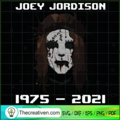 Joey Jordison 1975-2021 SVG, R.I.P Joey SVG, Rest In Peace SVG
