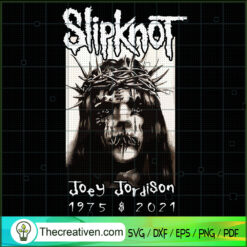 Slipknot Joey Jordison 1875  SVG Cut File for Cricut