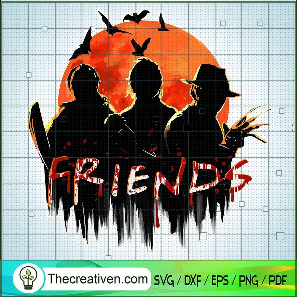 Tripple Friends Horror SVG, Horror Movie SVG, Halloween SVG 1 18 copy 6