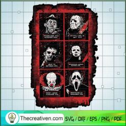 Horror Characters Bundle SVG Cut File for Cricut & Silhouette