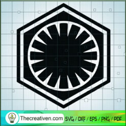 Firts Oder Logo SVG, Star Wars Logo SVG, Star Wars SVG