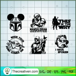Star Wars Bundle SVG, Star Wars Characters SVG, Star Wars SVG