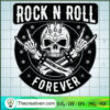 Skull Hands Rock N Roll SVG, Rock and Roll SVG, Skeleton Rock Hand SVG