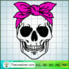 Skull Bandana SVG, Skull SVG, Halloween SVG 2 163 copy 1
