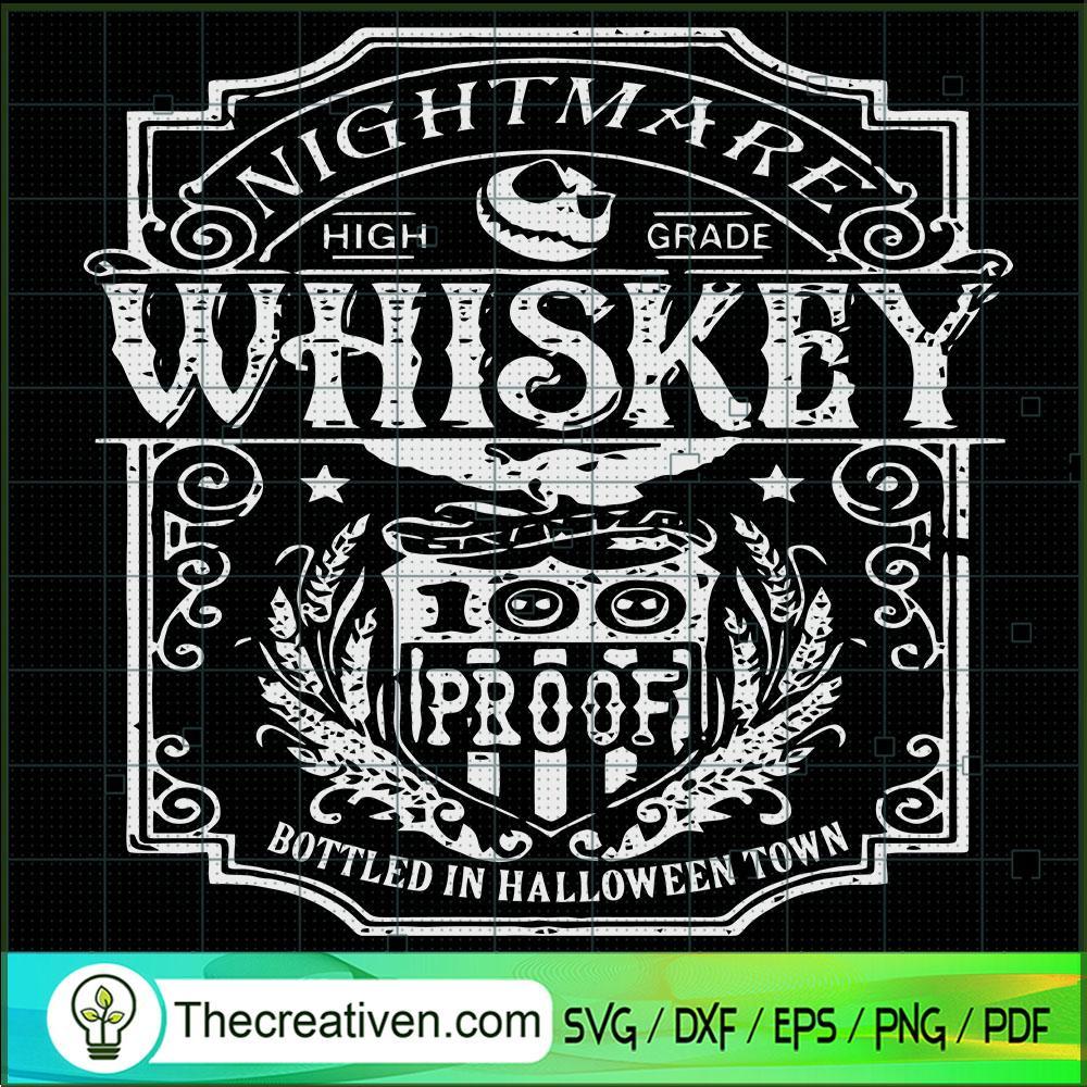 Nightmare High Grade Whiskey SVG Cut File for Cricut & Silhouette 1 Nightmare High Grade Whiskey SVG Cut File for Cricut & Silhouette