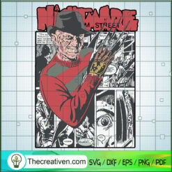 Nightmare On Elm Street SVG, Freddy Krueger SVG, Horror Movie SVG