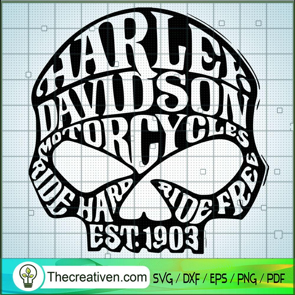 Skull Harley-Davidson SVG, Skull Logo SVG, Motocyles SVG 1 Skull Harley-Davidson SVG, Skull Logo SVG, Motocyles SVG