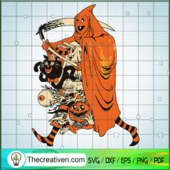 Ghost Take Halloween Characters SVG, Scary Ghost SVG, Halloween SVG